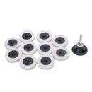 10 + 1 Bracket 2 Inch Compression Wool Felt Disc Polishing Pad Wheel For Dr
