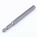 6pcs 100mm Length 1/4 Inch Hex Shank Magnetic Hexagon Head Screwdriver Bit