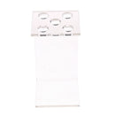 5 Holes Acrylic Hairdressing Hair Beard Scissors Holder Stand Scissors Storage