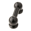 Double End Snare Drum Lug Hook for Drum Set Kit Precussion Parts, Black