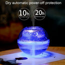Usb Crystal Night Lamp Projector 500Ml Air Humidifier Desktop Aroma Diffuse