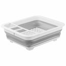 Foldable Dish Kitchen Storage Holder Drainer Bowl Dinnerware Draining Tray
