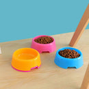 Candy Color Plastic Dog Light Single Bowl Water Food Cat Feeder Pet Supply