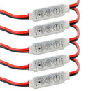 5x 3 Keys Dimmer Controller 12V for Single Color 5050 3528 LED Light Strip S Cy