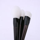 Pro 7Pcs Makeup Brushes Set Black White Powder Foundation Blush Brush Tool