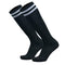 Unisex Thickened Soccer Socks Women Men Football Knee Length Socks (Black) A