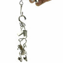 50 Pcs Metal Curtain Clip Wire Holder for Rope String Lights S Hook Clips