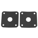 2 Pcs 35MMx35MM Metal Square Guitar Jack Plates JackPlate Cover for LP Elec C2D7