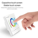 Wall-mounted Capacitive Touch Panel Controller for RGB RGBW RGB+CCT Dimmable