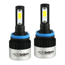H11 Led Headlight Bulbs 72W Headlamp Conversion Kit Replacement 6500K White