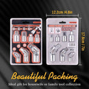 1X(7-Piece Universal Joint Set, Socket Drive Adapter and Reducer Set, 1/4 i