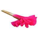 Silk Veil Folk Chinese Art Rose Bamboo Short Dancing Fan for Belly Dance