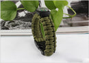 Paracord Survival Bracelet Compass Whistle Camping Gear/Kit E&FNMCA P0CAB HES