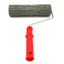 Embossed Rubber Paint Roller Decorative Graining Knurling Home Wall Rolling