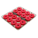 16pcs Fishing Line Bobbin Spools EVA Foam Reels Bobbins Spools w/Storage Box