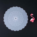 Transparent Bird Dust Proof Silicone Glass Cup Cover Suction Seal Lid Cap