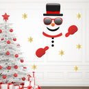 Santa Claus Wall Stickers Merry Christmas Decals Xmas Mural Art (X005) A