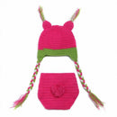 Sweet Owl Baby Girl photoshoot Knit Crochet Costume Beanie + Pants  O1S2
