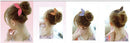 Fashion New 1x Rabbit Ear Magic Sponge Hair Styling Curler Roller Donut Bun 3C