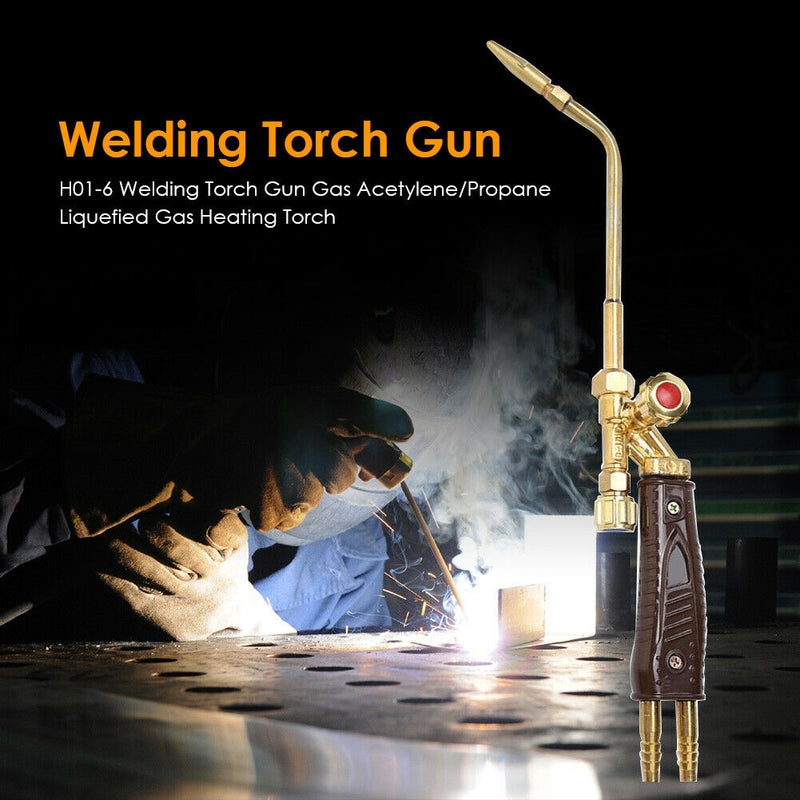 Welding Torch Injection Suction H01-6 Copper Oxygen Acetylene Heating Torch A