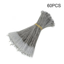 60pcs Stainless Steel Nylon Straw Cleaners Cleaning Brush Drinking Pipe Cleaners