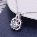 Fashion Crystal Charm Pendant Jewelry Chain Chunky Statement Choker NecklaceA3C