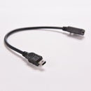 Mini Usb 5Pin male plug to female jack extension data adapter cord cable 25C M&