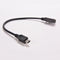 Mini Usb 5Pin male plug to female jack extension data adapter cord cable 25C M&