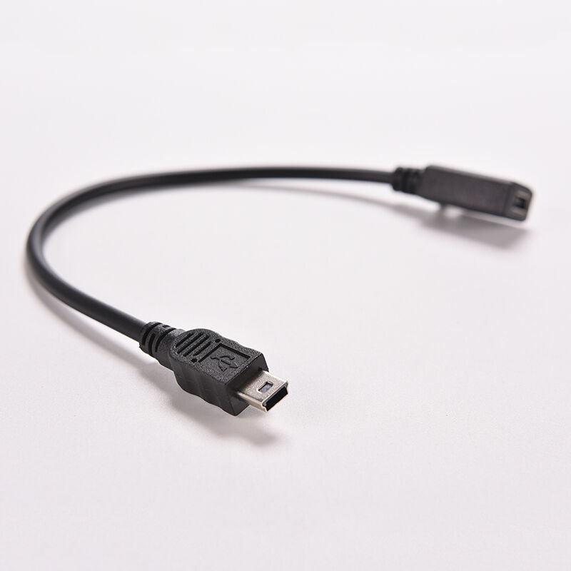 Mini Usb 5Pin male plug to female jack extension data adapter cord cable 25C M&