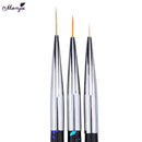 3pcs Nylon Fiber Hair Artist Paint Brush Thin Hook Line Drawing Pen Artist Pen
