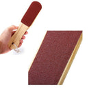 Side Foot File Hard Skin Dead Skin with Wooden Handle