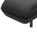 Mini Zipper Earbud Pouch USB Cable Portable Earphone Storage Bag (Black) A