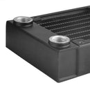G1/4 80 8 Tubes Aluminum CPU Heat Sink Heat-Exchanger for Computer Chip A