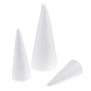 3 Packs Cone Shape DIY Christmas Tree Styrofoam Foam for Kids Creative Craft