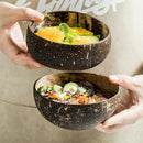 Handmade Coconut Bowls Serving Smoothie Bowl Polish Durable for Salad Vegans