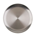2Pcs Stainless Steel Waiters Tray Round Service Tray,Restaurant Dinner Plate