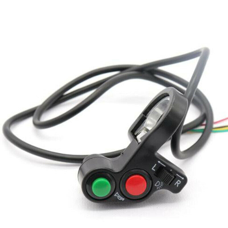 7/8" Motorcycle Handlebar Switch Engine Electric Start Horn Light Push Button Bj