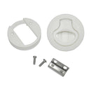 Flush Pull Hatch Latch- Slam Latch Hatch, Round Pull Latch 2" for RV Marine Boat
