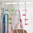 Handbag Bag Storage Hanging Purse Rack Organizer Holder Shelf Hanger Door Wall