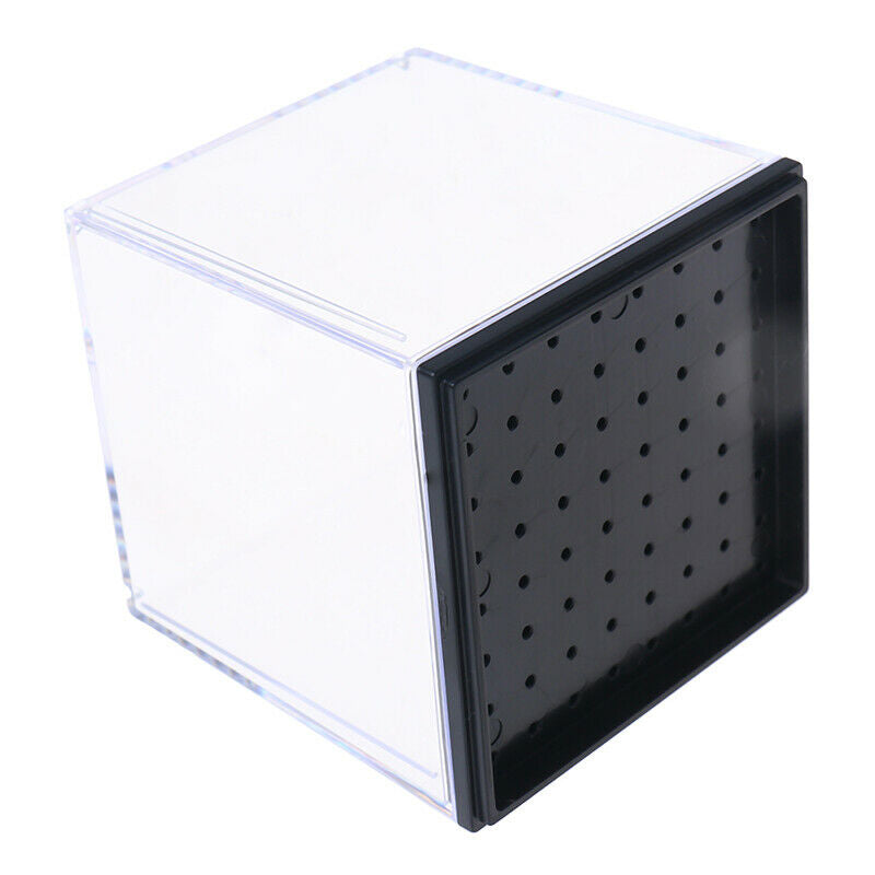 (7x7x7 cm) Acrylic Display Case Cube Dustproof ShowCase For Models DollsSEAU