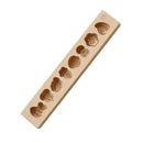 Chinese Traditional Mini Wooden Mid-autumn Festival Mooncake Mold 8 Holes