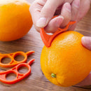 Orange Citrus Peelers Cosmer Set of 15 Plastic Easy Slicer Cutter Peeler Opener