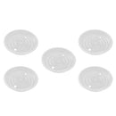 5-pack Clear Plant Pot Saucer Drip Trays Base Plate Durable 25cm BPA Free