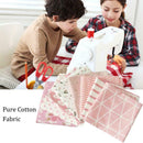 8Pcs 50*50CM Pure Cotton Fabric DIY handmade Patchwork Cloth Group Plain Weave