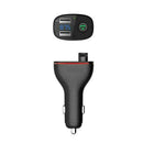 B300 3 4A Bluetooth 4.2 Handsfree Calling FM Transmitter Black Car USB Char R1U8