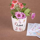 6pcs DIY Cute Cartoon Rabbit Waterproof Stickers Album Mobile Diary Decor