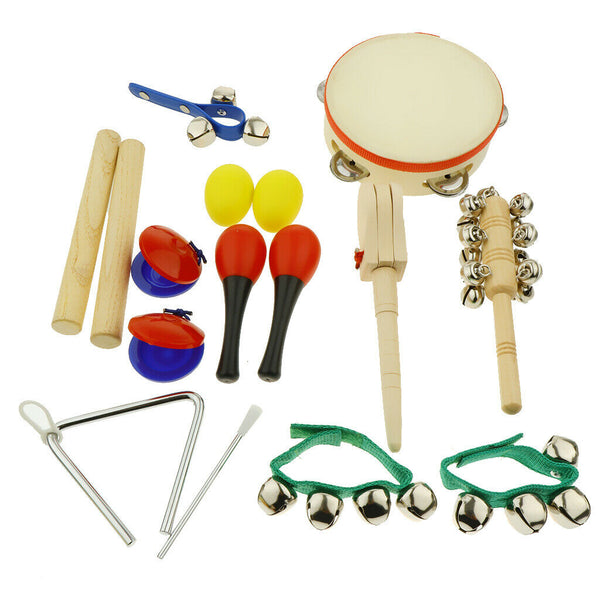 Kids Children Toddler Educational Musical Percussion Instruments Set Including