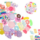 30pcs DIY Scrapbooking Slime Beads Accessories Candy Flatbacks Crafts Colorful