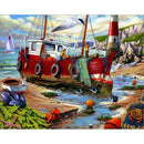 5D DIY Full Drill Diamond Painting Cross Stitch Embroidery Kits (Seaside)