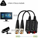 1X(4 Pairs Split Joint Mini Cctv Bnc Hd-Cvi/Tvi/Ahd Passive Video Balun Tra